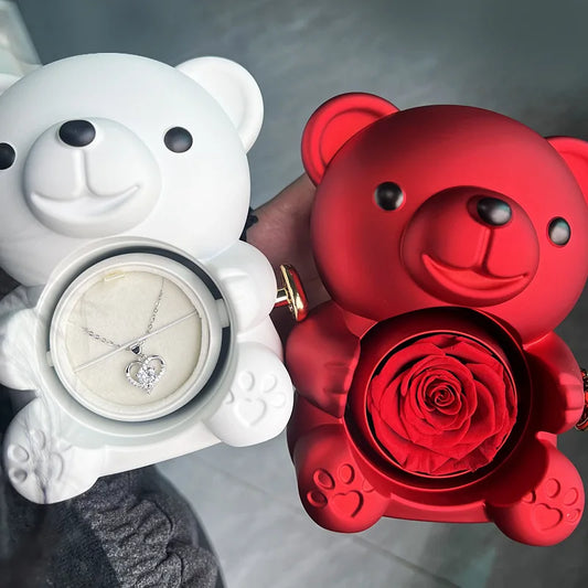 Enchanting Rose Teddy Gift Box