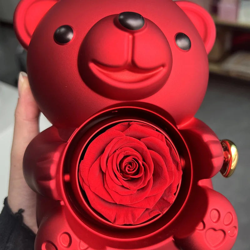 Enchanting Rose Teddy Gift Box