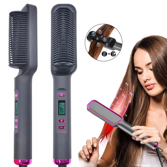 Smooth & Safe Hair Straightener Comb