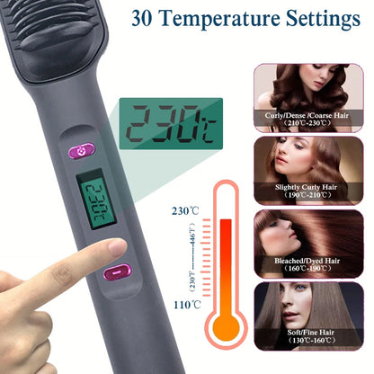 Smooth & Safe Hair Straightener Comb